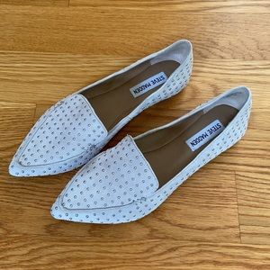 Steve Madden lFeather Studded Loafer 7